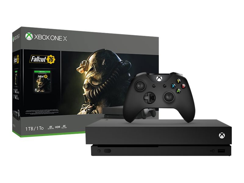 Microsoft Xbox One X - Fallout 76 Bundle - game console - 1 TB HDD - black