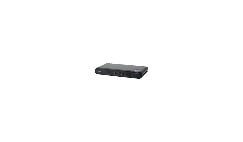 Belkin Universal Secure Single-Head - KVM / audio switch - 4 ports