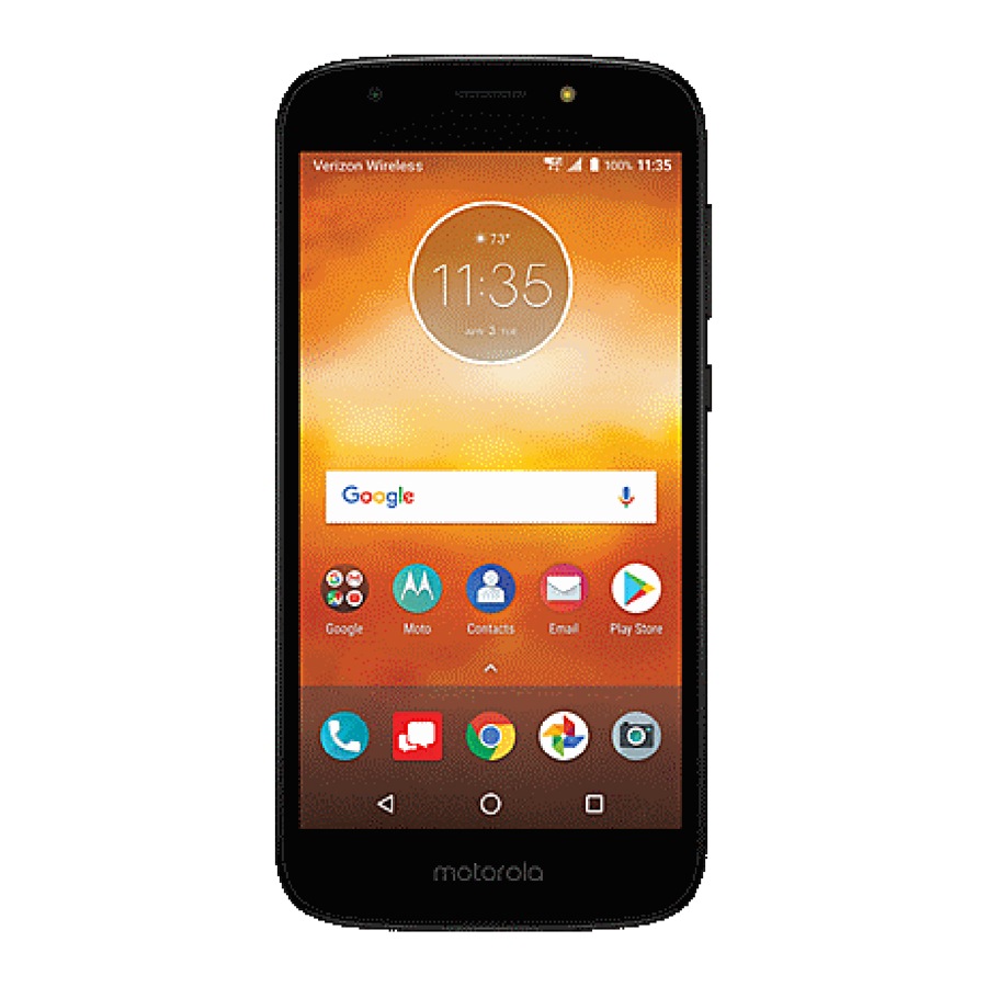 Motorola Verzion moto e5 play 16GB 2800mAh Smartphone - Black