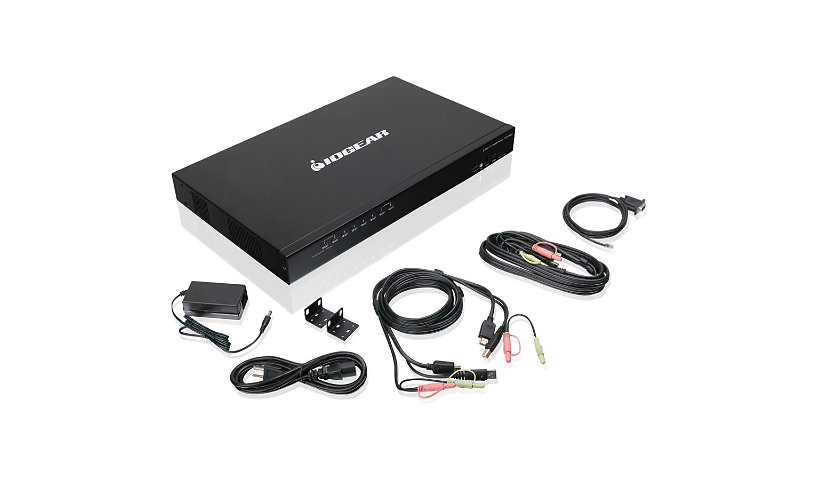 IOGEAR 8-Port USB HDMI KVM Switch with Audio (TAA Compliant)
