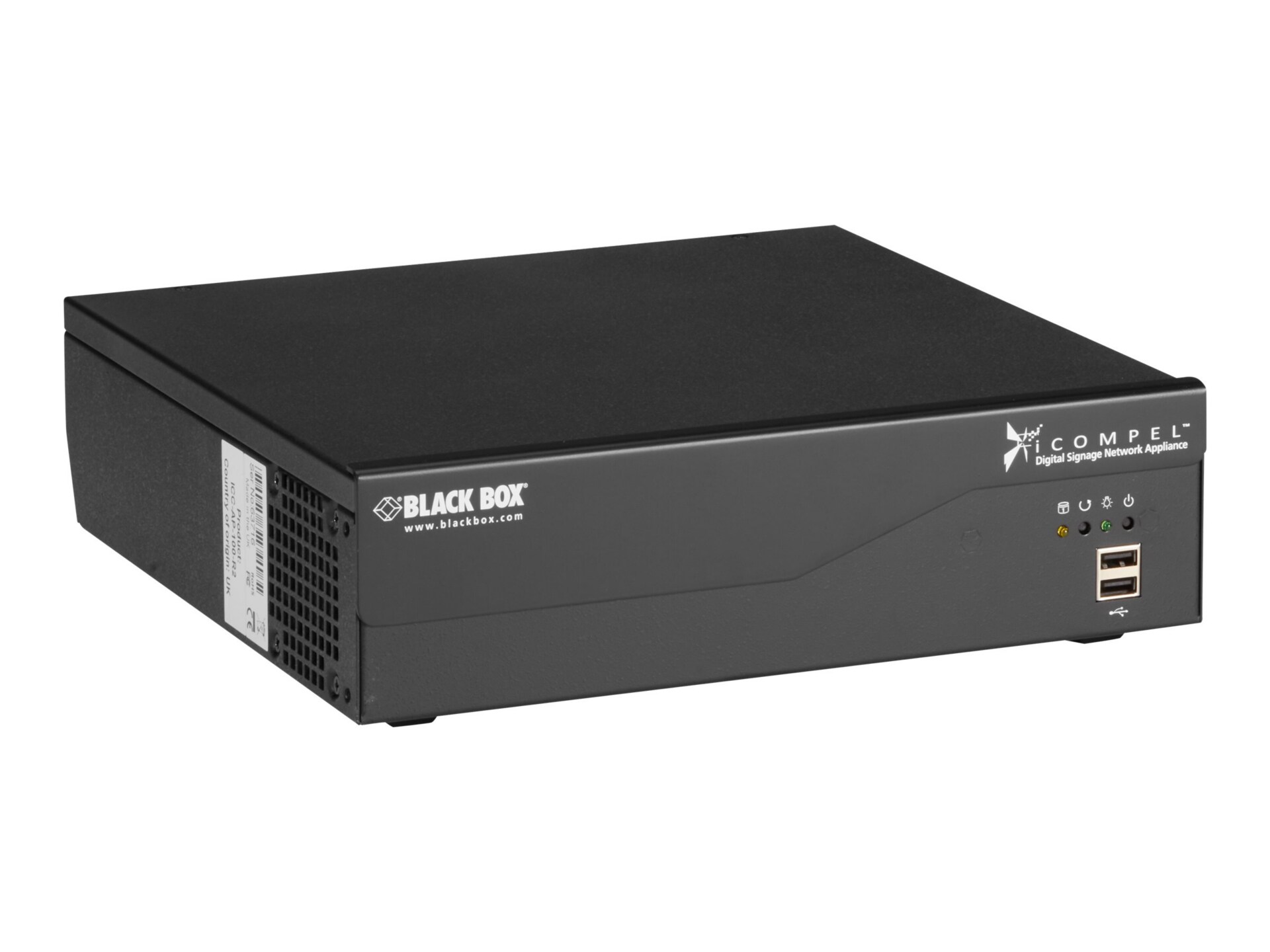 Black Box iCOMPEL Content Commander Appliance 25 Subscribers - digital sign