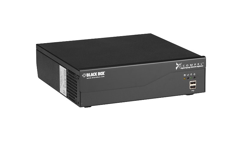 Black Box iCOMPEL Content Commander Appliance 25 Subscribers - digital signage publisher