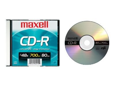 Maxell - CD-R x 1 - 700 MB - storage media