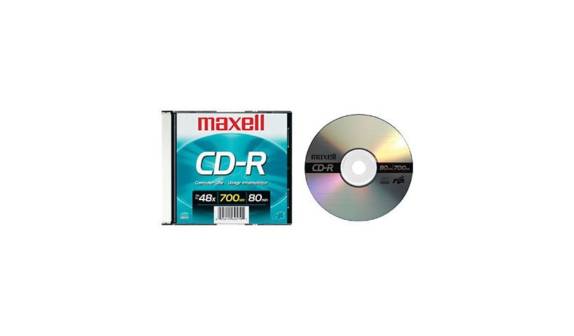 Maxell - CD-R x 1 - 700 MB - storage media