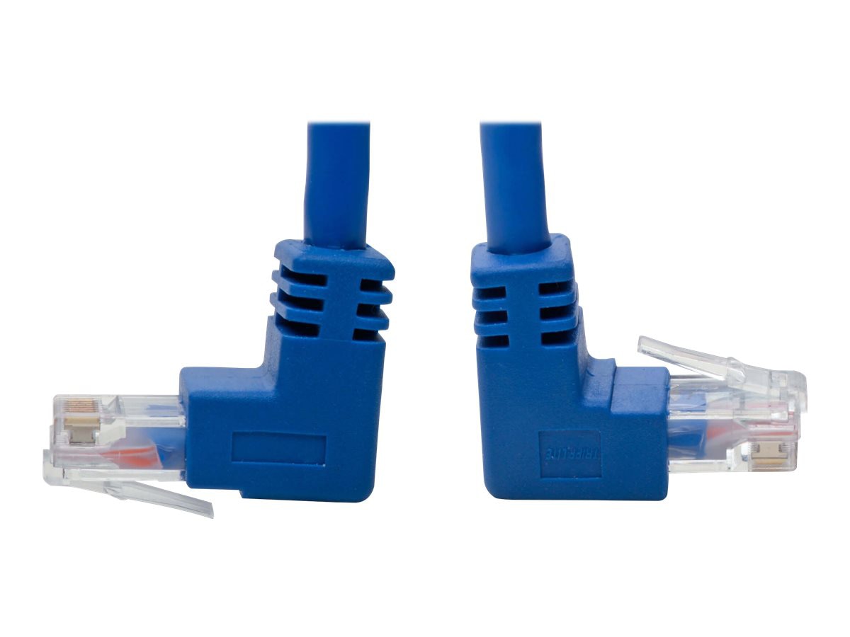 Eaton Tripp Lite Series Cat6 Patch Cable Up-Angled / Down Angled UTP Molded M/M Blue 3ft - patch cable - 3 ft - blue
