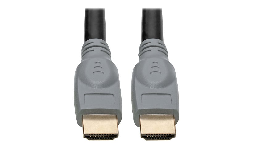Eaton Tripp Lite Series 4K HDMI Cable (M/M) - 4K 60 Hz, HDR, 4:4:4, Gripping Connectors, Black, 25 ft. - HDMI cable - 25