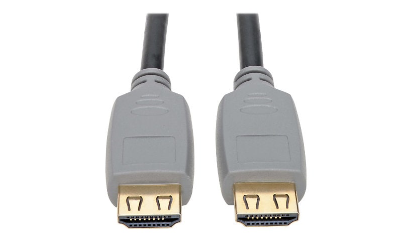 Tripp Lite High-Speed HDMI 2.0a Cable with Gripping Connectors 4K 60 Hz 4:4:4 M/M Black 3 m - HDMI cable - 10 ft