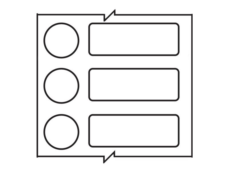 Brady M Series - label cartridge - 240 label(s) - 0.375 in x 1.00 in