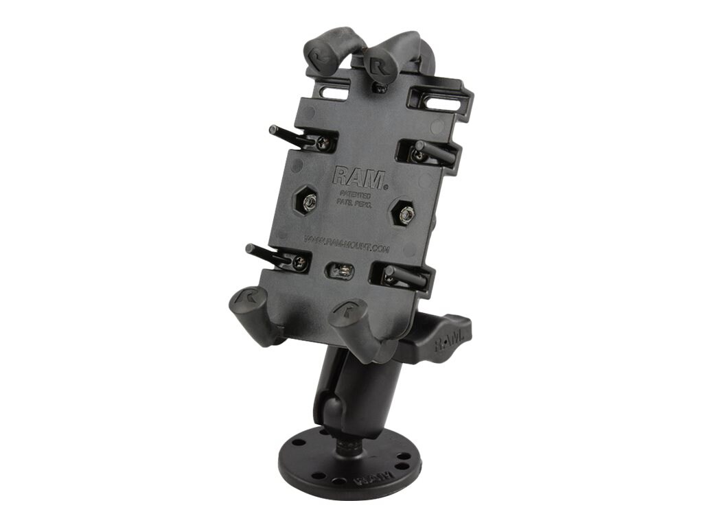 RAM Quick-Grip Spring Loaded Phone Mount with Drill-Down Base - holder