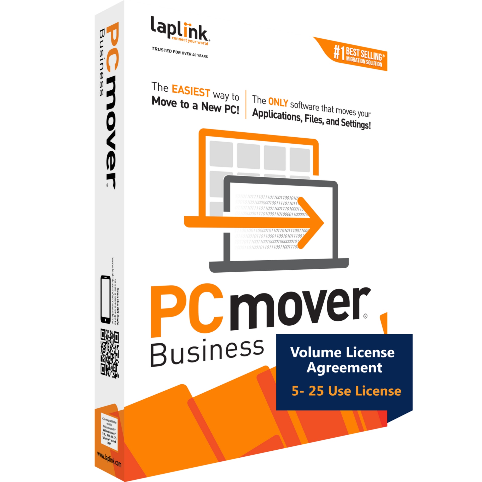 Laplink PCmover Business Volume License Agreement L1 (5-25 License)