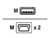 VisionTek - USB cable - USB to Micro-USB Type B - 6.6 ft