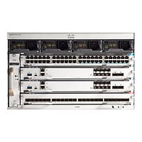 Cisco Catalyst 9404R - switch - rack-mountable - with Cisco Catalyst 9400 D