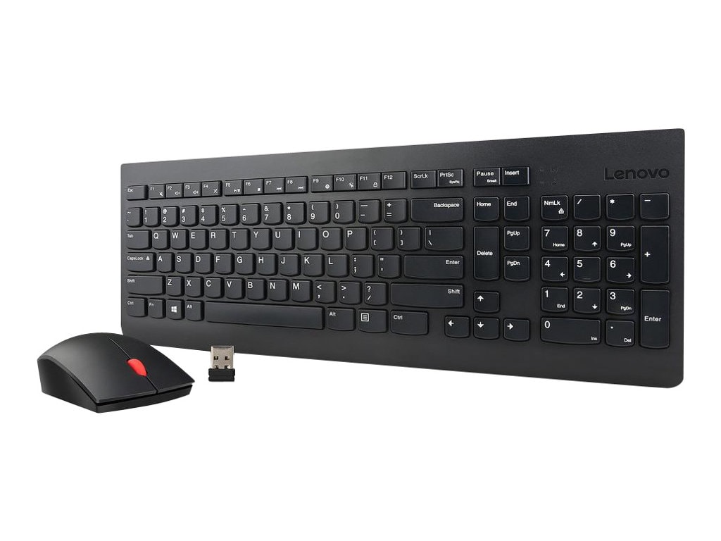 Lenovo Essential Wireless Combo - keyboard and mouse set - Canadian French Input Device