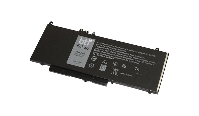BTI 6MT4T-BTI - notebook battery - Li-pol - 8157 mAh - 62 Wh
