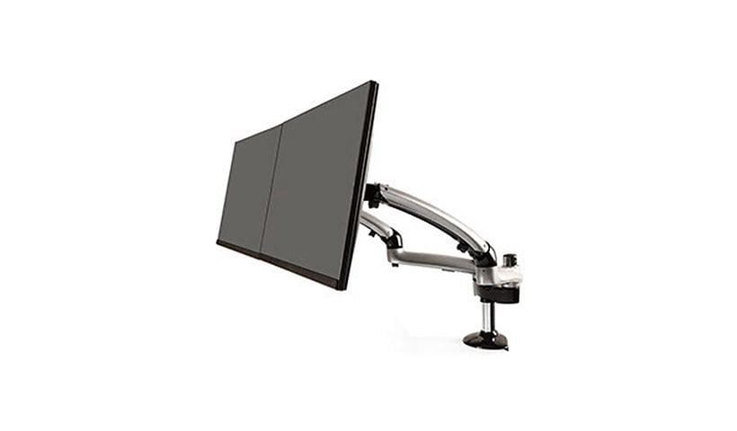 Ergotech Dual Freedom Arm for 27" Monitors - Silver