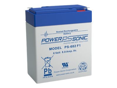 Power-Sonic PS-682F1 - UPS battery - lead acid - 8 Ah