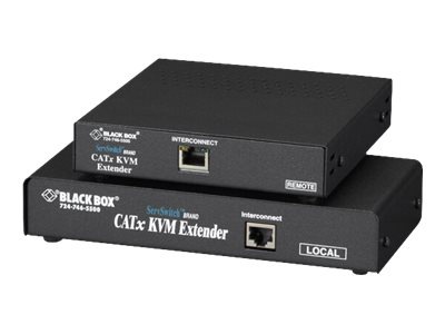 Black Box ServSwitch Brand CATx KVM Extender - KVM extender