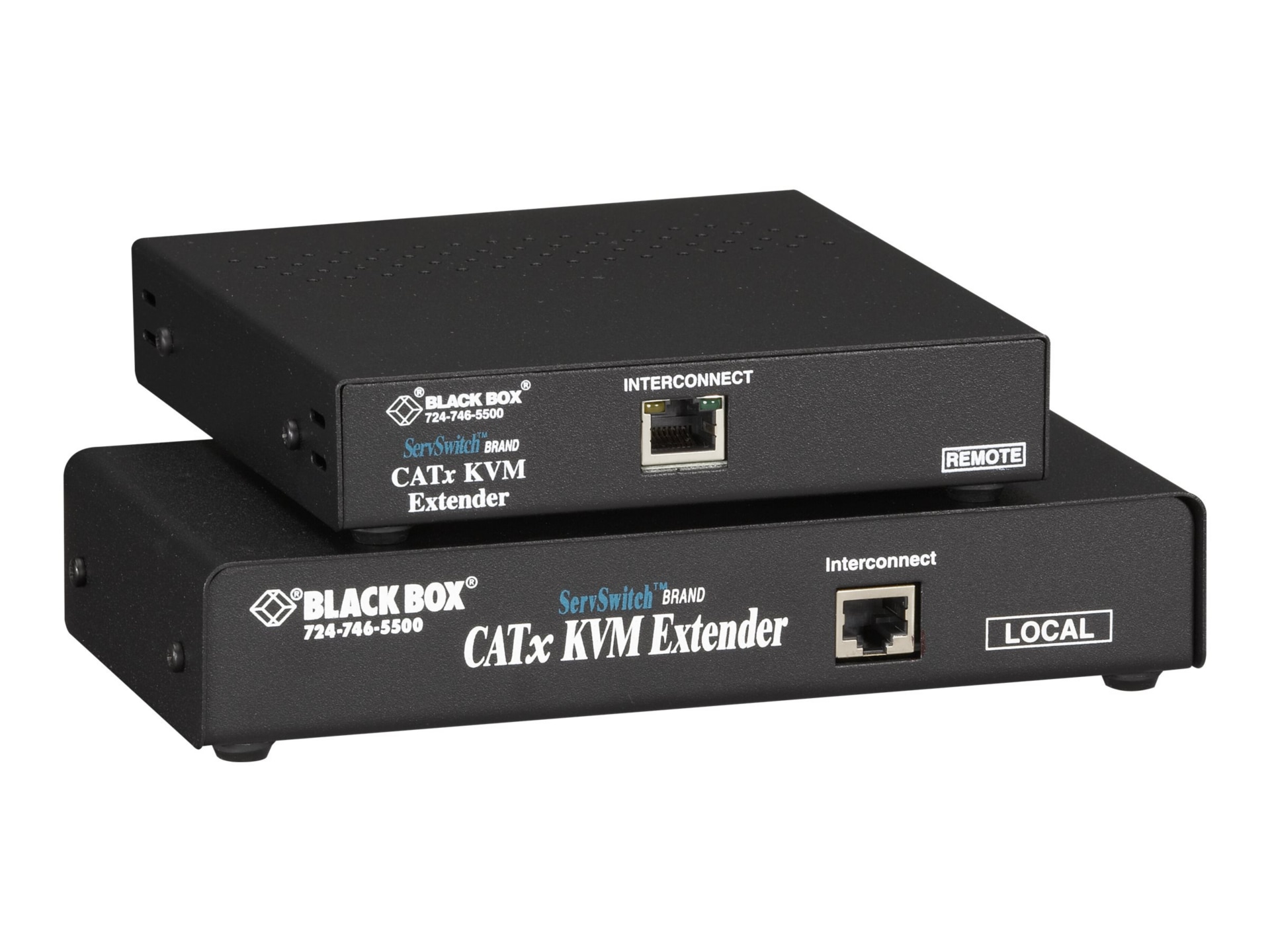 Black Box ServSwitch Brand CATx KVM Extender - KVM extender