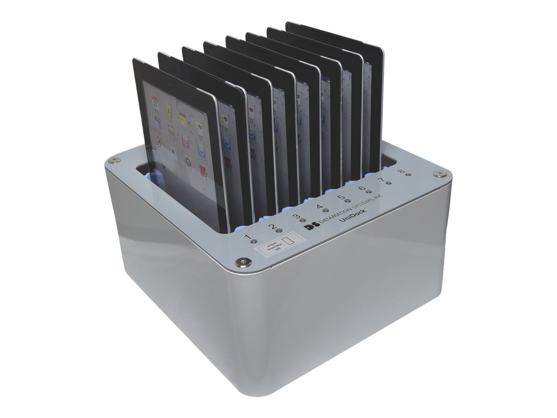 Datamation UniDock-8 Charging Dock for iPad/Tablet - 8 Devices
