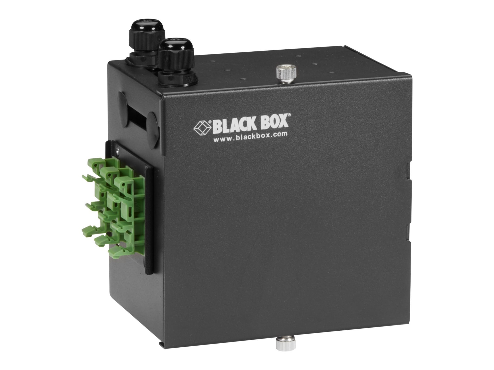 Black Box DIN Rail Fiber Enclosure - patch panel housing