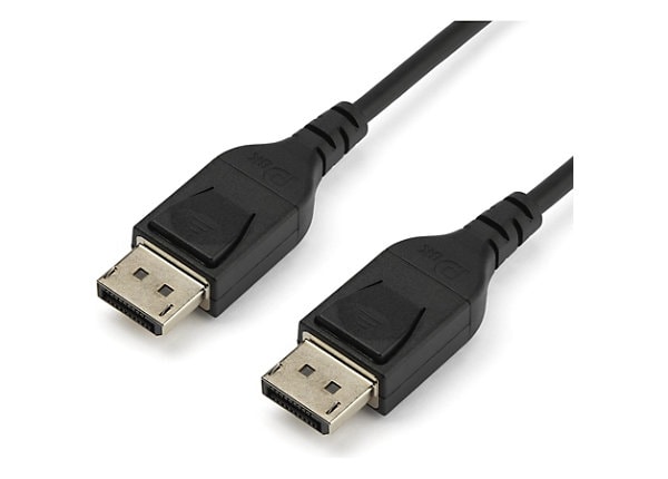 Black 3ft DisplayPort to DisplayPort 1.4/HBR3 Ultra HD 8K 60Hz DP Cable 