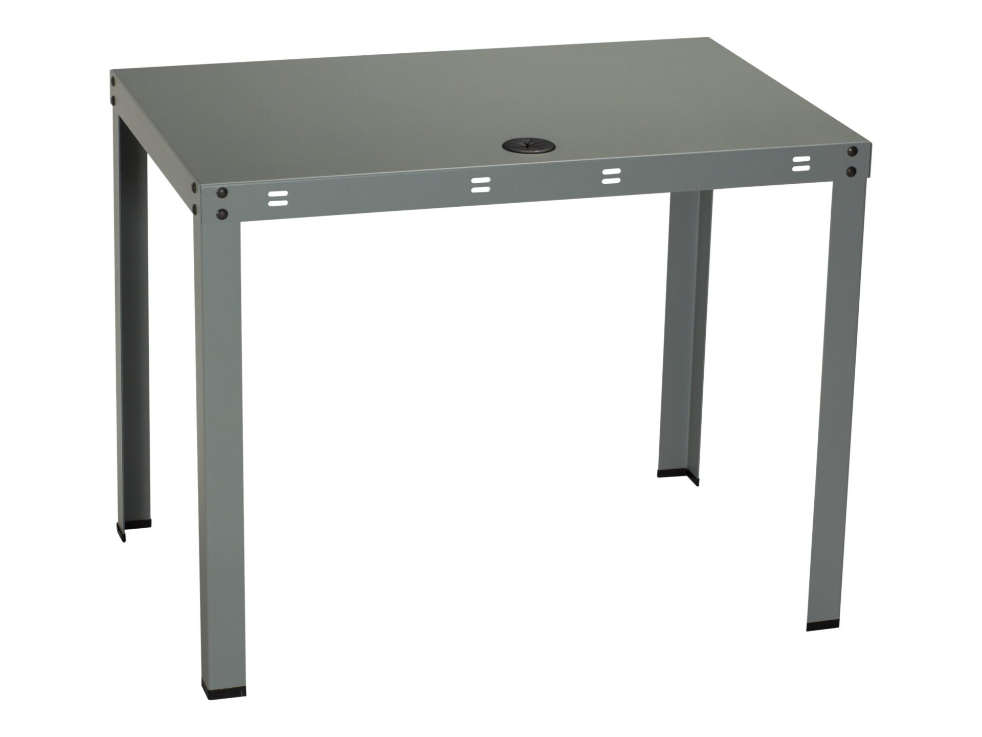 Black Box Pc Utility Table Table Gray Pctable Furniture Cdw Com