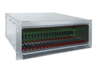 Black Box ServSwitch DKM HD Video and Peripheral Matrix Switch Modular Housing 21-Slot Chassis with Power Supply and