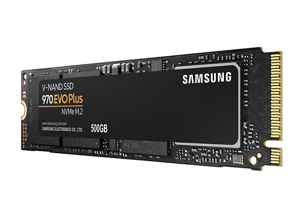 hjælpeløshed Læne Kalkun Samsung 970 EVO Plus MZ-V7S500B - SSD - 500 GB - PCIe 3.0 x4 (NVMe) -  MZ-V7S500B/AM - Solid State Drives - CDW.com