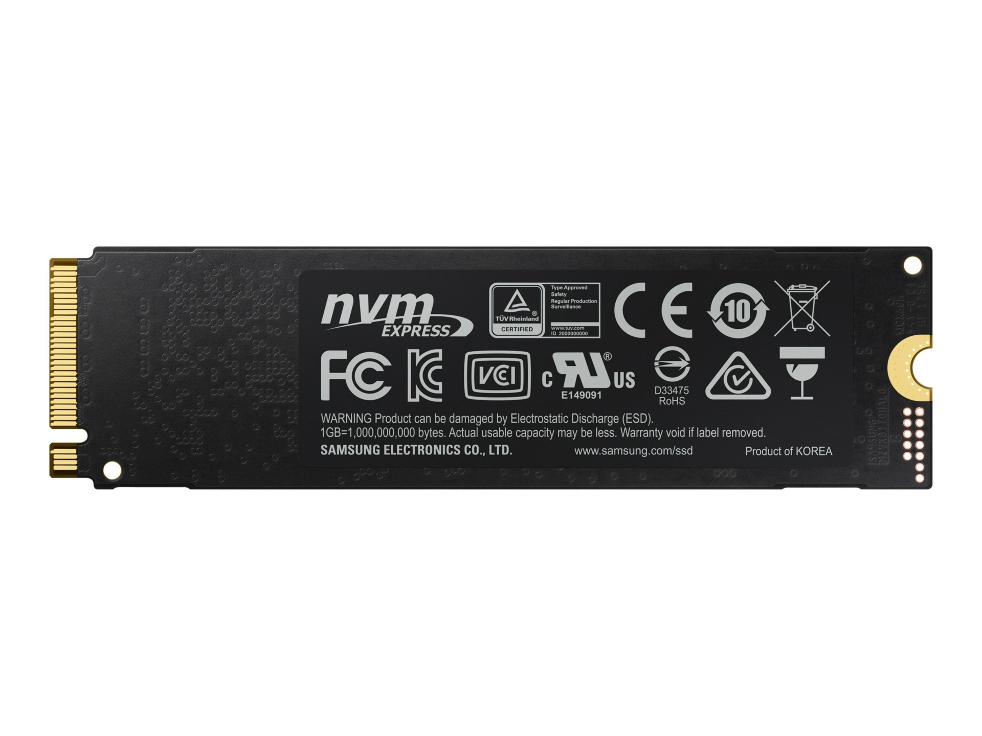 Thumbnail 4 of 6 for Samsung 970 EVO Plus MZ-V7S500B - SSD - 500 GB - PCIe 3.0 x4 (NVMe)