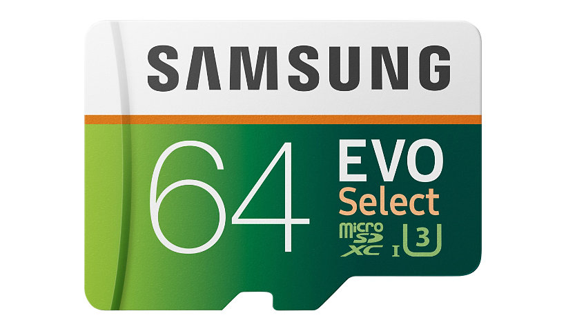 Samsung EVO Select MB-ME64GA - flash memory card - 64 GB - microSDXC UHS-I