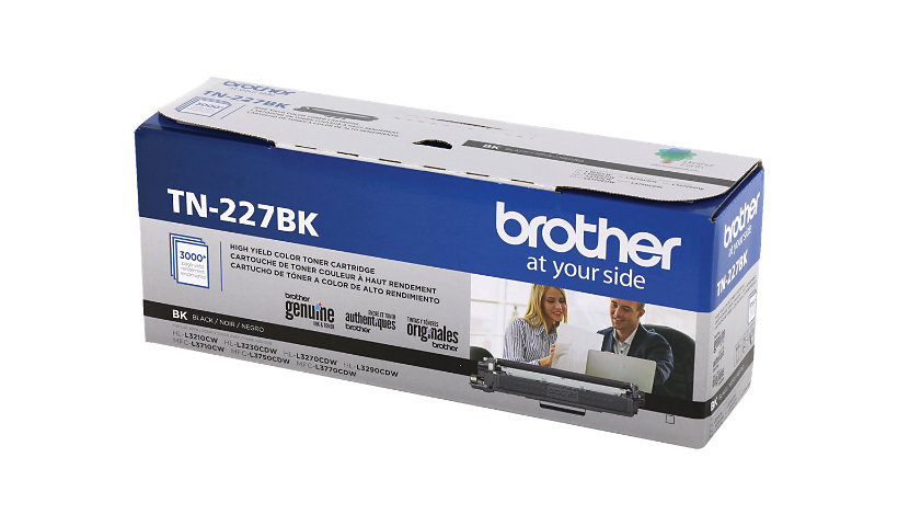 Brother TN227BK - à rendement élevé - noir - original - cartouche de toner