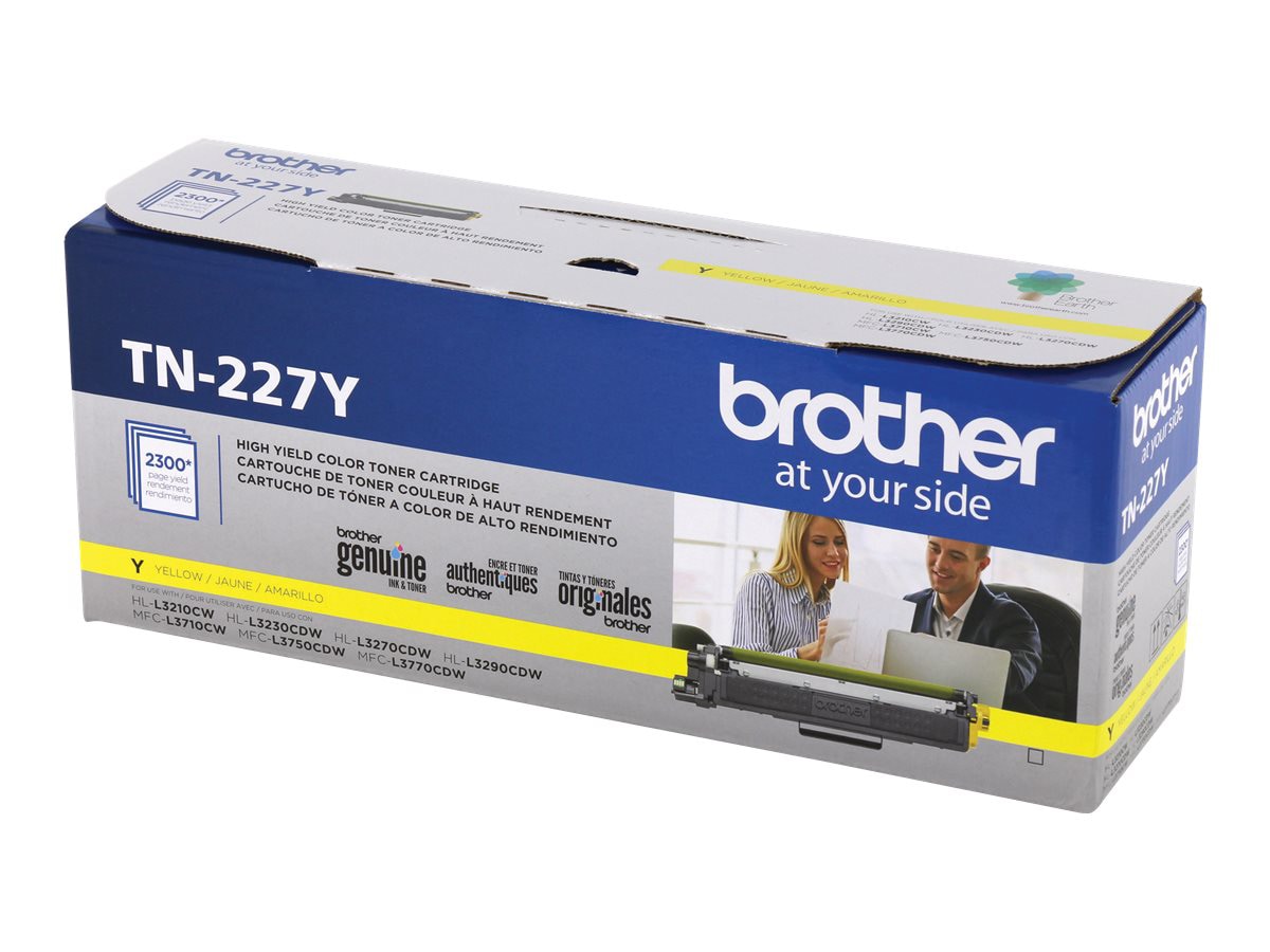 Brother TN227Y - à rendement élevé - jaune - original - cartouche de toner