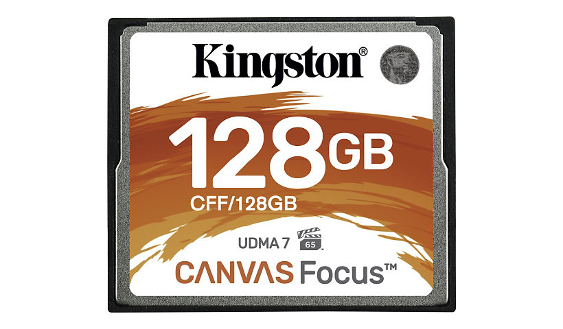 Kingston Canvas Focus - flash memory card - 128 GB - CompactFlash