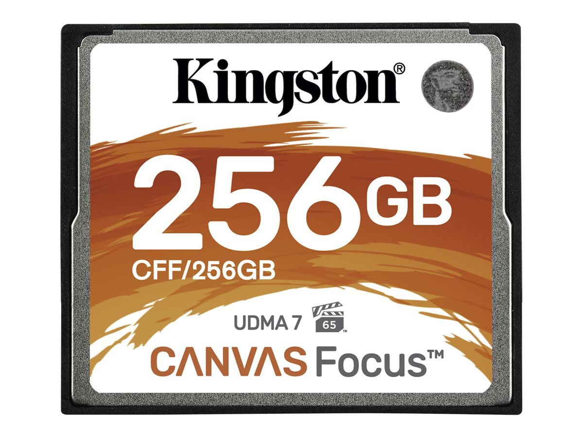 Kingston Canvas Focus - flash memory card - 256 GB - CompactFlash