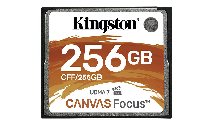 Kingston Canvas Focus - flash memory card - 256 GB - CompactFlash