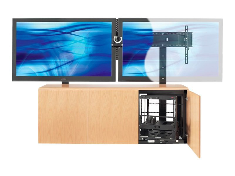 Avteq Technology3 Credenza - stand - for 2 LCD displays / video conference system