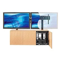 Avteq Technology3 Credenza - stand - for 2 LCD displays / video conference system