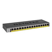 NETGEAR GS116LP - switch - 16 ports - unmanaged - rack-mountable