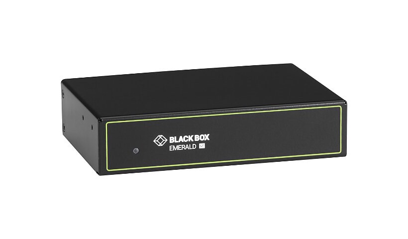 Black Box Emerald SE DVI KVM-over-IP Extender Transmitter - KVM / audio / serial / USB extender - TAA Compliant