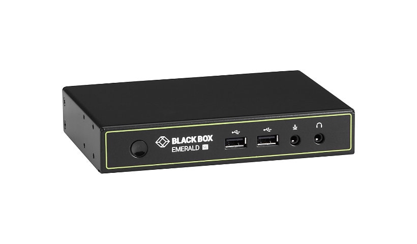 Black Box Emerald SE DVI KVM-over-IP Extender Receiver - KVM / audio / serial / USB extender - TAA Compliant