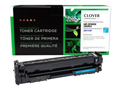 Clover Imaging Group - High Yield - cyan - compatible - remanufactured - toner cartridge (alternative for: HP 202X, HP