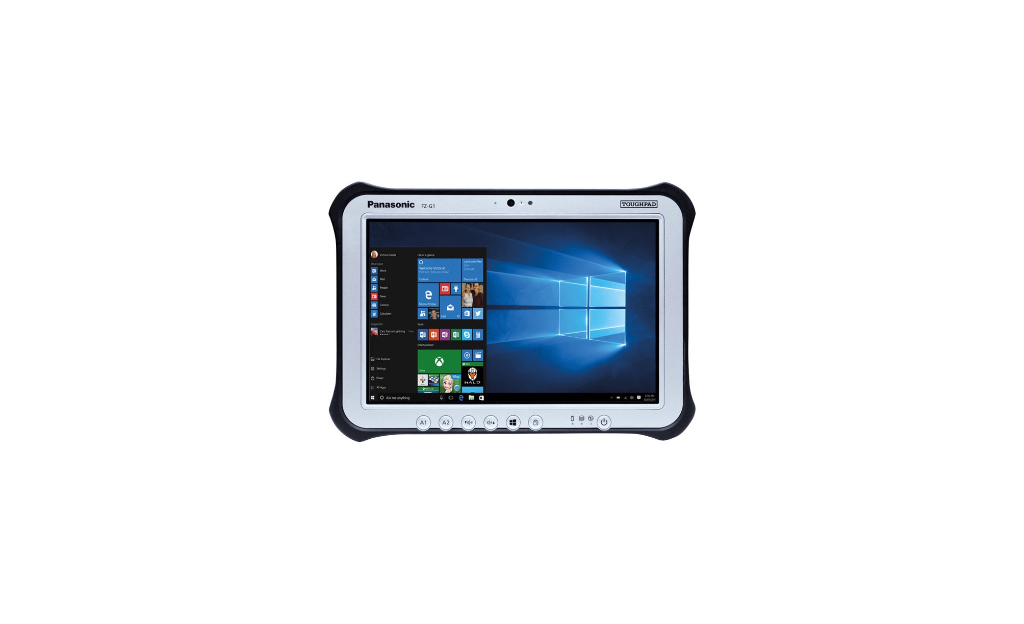 Panasonic Toughpad Fz G1 10 1 Core I5 7300u Vpro 8 Gb Ram 256 Gb Fz G1u6225vm Laptops 2 In 1s Cdw Com