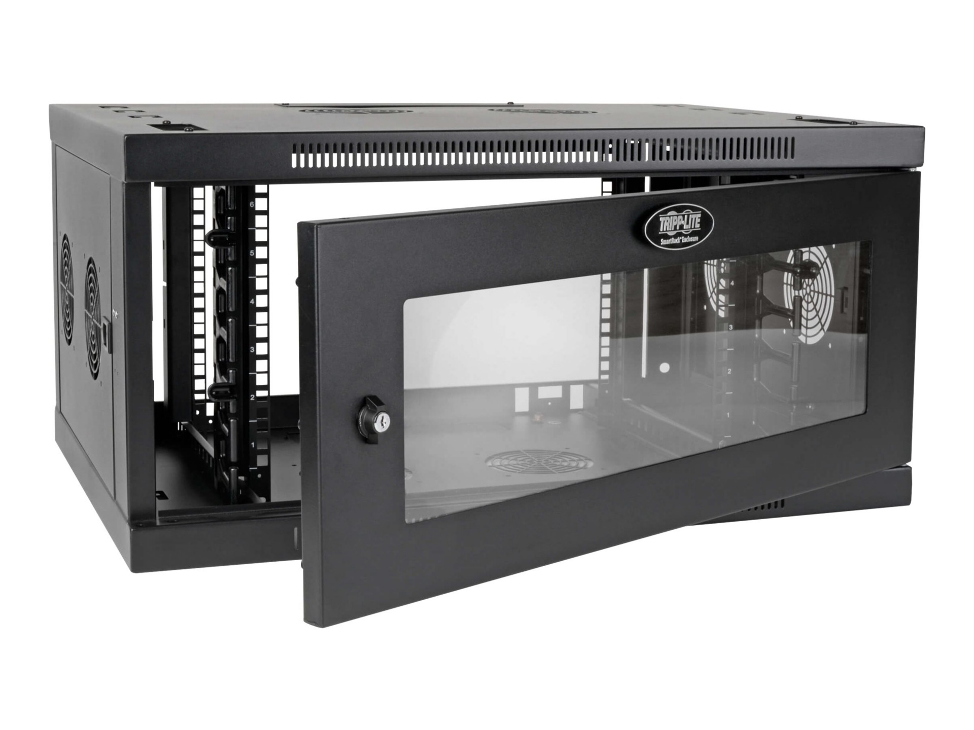 Eaton Tripp Lite Series SmartRack 6U Low-Profile Switch-Depth-Plus Wall-Mount Mini Rack Enclosure - Thumbnail 5