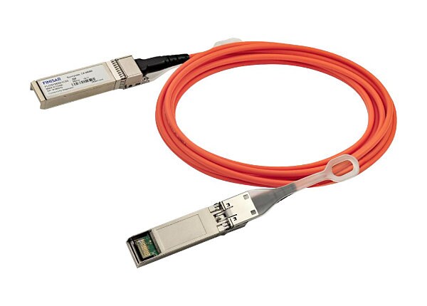 Finisar 25GBase-AOC direct attach cable - 10 m - orange