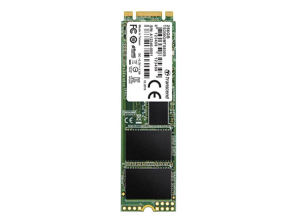 Transcend MTS830S - SSD - 256 GB - SATA 6Gb/s - TS256GMTS830S - Solid State  Drives 