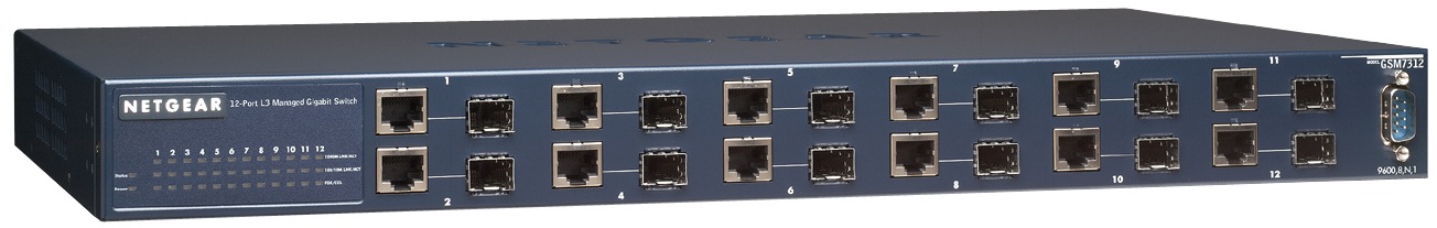 NETGEAR GSM7312 12-port Gigabit L3 Managed Switch
