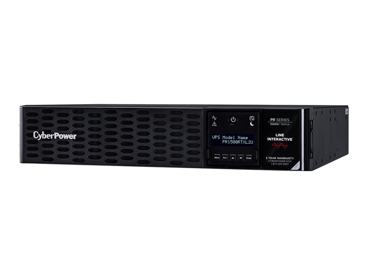CyberPower Smart App Sinewave PR1500RTXL2U - UPS - 1500 Watt - 1500 VA