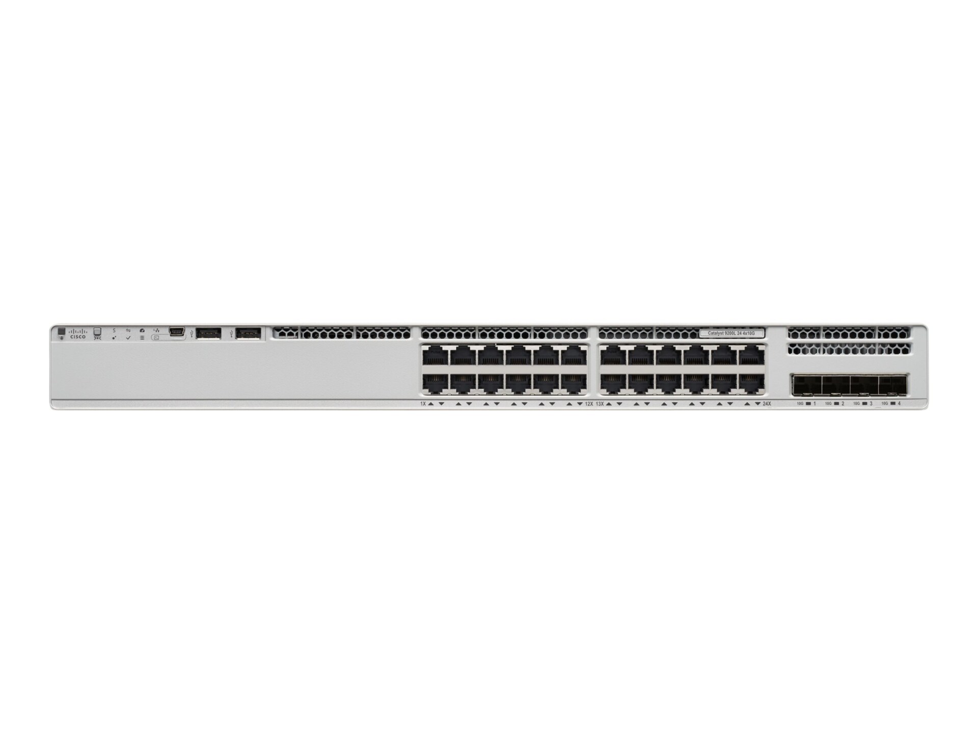 Cisco Catalyst 9200L - Network Advantage - switch - 24 ports - rack-mountab