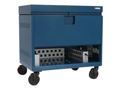 Bretford Cube Toploader cart - for 40 devices - sky