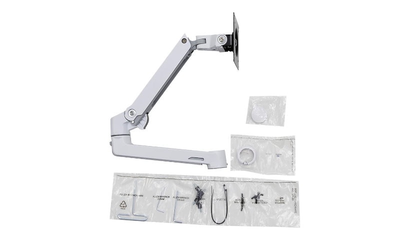 Ergotron LX Extension and Collar Kit mounting component - for monitor - white with gray accents
